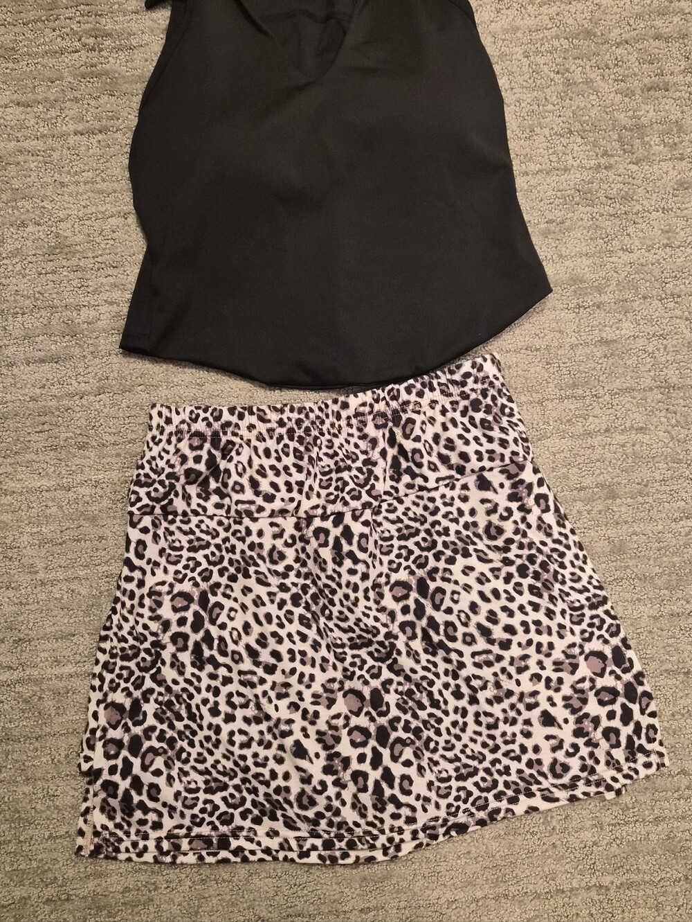 Leopard Print Mini Skort - Picture 2 of 3